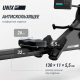 Гребной тренажер UNIX Fit Air (10.1 TFT) магнитный / Magnetic Rower-1100 PRO