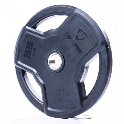 Обрезиненный диск LIVEPRO Premium Rubber 20 кг, черный Обрезиненный диск LIVEPRO Premium Rubber 20 кг, черный