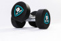 Гантели в уретане LIVEPRO Studio Dumbbells 2 кг, черный/синий