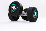 Гантели в уретане LIVEPRO Studio Dumbbells 4 кг, черный/синий