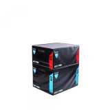 Плиометрический бокс LIVEPRO Soft Plyometric Box 914 x 762 x 457 мм, черный/красный