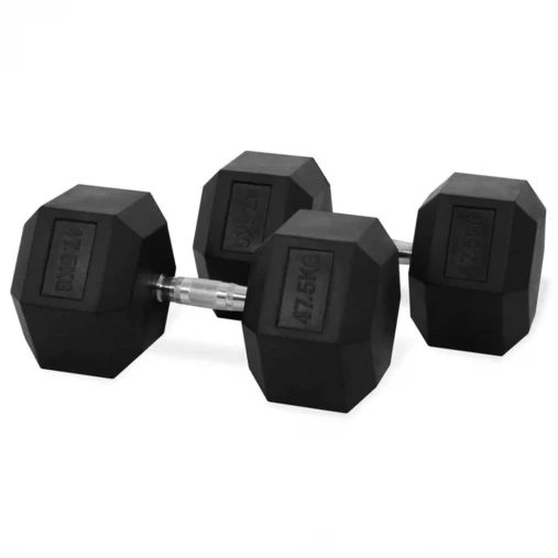 Гантель 47,5 кг гексагональная VictoryFit VF-H475 обрезиненная Гантель 47,5 кг гексагональная VictoryFit VF-H475 обрезиненная