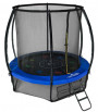 Батут Hasttings Air Game 8FT (2,44 м) с внутренней сеткой и двухсторонним защитным матом (зеленый/синий)