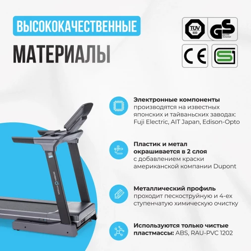 Беговая дорожка полукоммерческая OXYGEN FITNESS PALLADIUM LCD PRO Беговая дорожка полукоммерческая OXYGEN FITNESS PALLADIUM LCD PRO