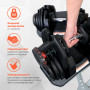 Гантель с регулировкой веса Liveup LS2315 (5-40 кг)