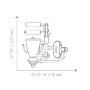 Сгибание ног сидя Hoist RS-1402 грузоблочный тренажер