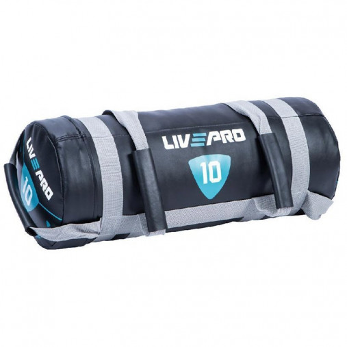 Сэндбэг LIVEPRO Power Bag 10 кг, черный/серый Сэндбэг LIVEPRO Power Bag 10 кг, черный/серый