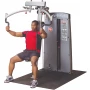 Баттерфляй Body-Solid Pro-Dual DPEC_SF Тренажер грузоблочный для тренировки грудных и дельтовидных мышц