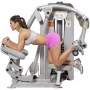 Ягодичные мышцы HOIST ROC-IT RS-1412 грузоблочный тренажер, серебряный/зеленый