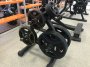Диск олимпийский полиуретановый черный с четырьмя хватами 10 кг Original Fit.Tools ф50 мм
