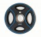 Диск олимпийский полиуретановый черный с четырьмя хватами 2.5 кг Original Fit.Tools ф50 мм