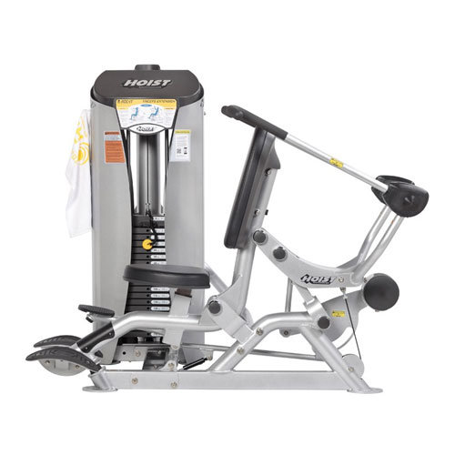 Трицепс сидя HOIST ROC-IT RS-1103 Tpeнaжep грузоблочный, серебряный/черный