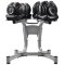 Пара регулируемых гантелей Original Fitness 24 кг на стойке Пара регулируемых гантелей Original Fitness 24 кг на стойке