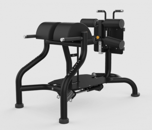 Скамья для ягодиц и бедер MATRIX Magnum MG-A96 BLACK MATTE (GHD) Glute Ham Bench