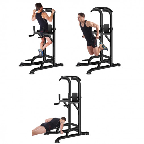Напольный турник VictoryFit VF-T55 регулируемый, с брусьями и отжиманием