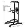Напольный турник VictoryFit VF-T55 регулируемый, с брусьями и отжиманием