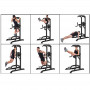 Напольный турник VictoryFit VF-T55 регулируемый, с брусьями и отжиманием