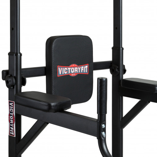Напольный турник VictoryFit VF-T55 регулируемый, с брусьями и отжиманием