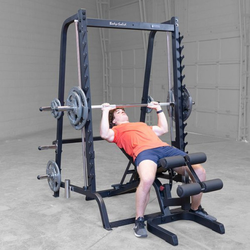 Машина Смита Body-Solid GS348B (угол наклона 7°, нагрузка до 450кг)
