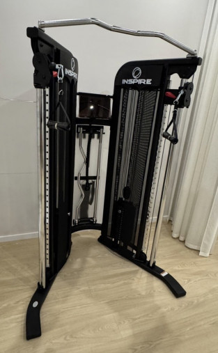 Блочная стойка для функционального тренинга INSPIRE FT1 (FT10B) черный (двойная регулируемая тяга)