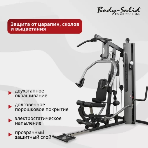Многофункциональный силовой центр Body Solid G5B (2026) Multi-Station Gym (черная рама, черная обивка) Многофункциональный силовой центр Body Solid G5B (2026) Multi-Station Gym (черная рама, черная обивка)