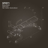 Силовая скамья BodySolid GFID71B (черная)