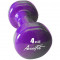 Aerofit AFVD4 (AFVD107-4KG) Гантель в виниловой оболочке 4 кг, фиолетовый