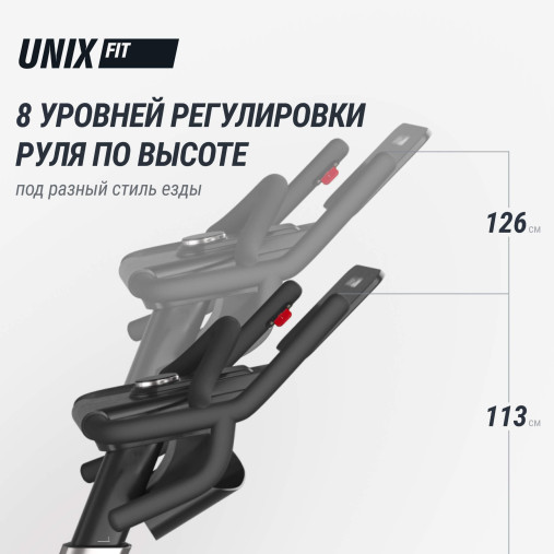 Спин-байк UNIX Fit SB-990 PRO велотренажер коммерческий с питанием от генератора