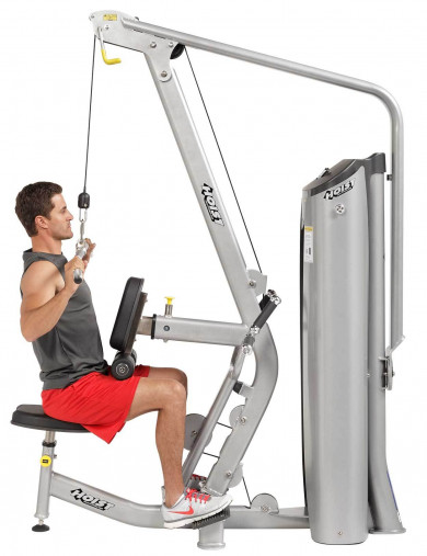Тяга сверху, Гребная тяга с упором на грудь HOIST HD-3200 тренажер грузоблочный