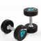 Гантели в уретане LIVEPRO Premium Urethane Dumbbells 36 кг, черный/синий (пара)