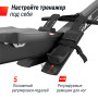 Гребной тренажер UNIX Fit Air аэромагнитный / Magnetic Rower-X черный